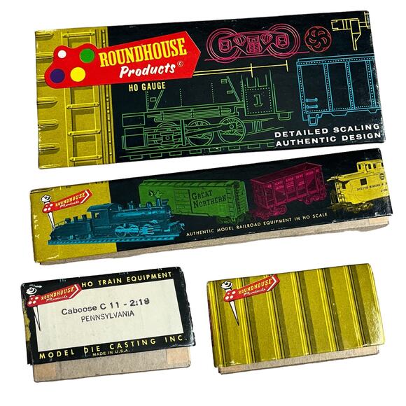 Roundhouse Products 1960s Caboose C 11 - 2:19 Pennsylvania Die Cast As-is - Picture 2 of 8